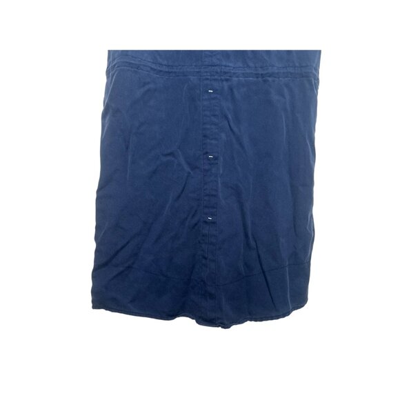 Helly Hansen Utility Button Down Dress Womens Small Blue Midi Outdoor Gorpcore - Picture 14 of 16